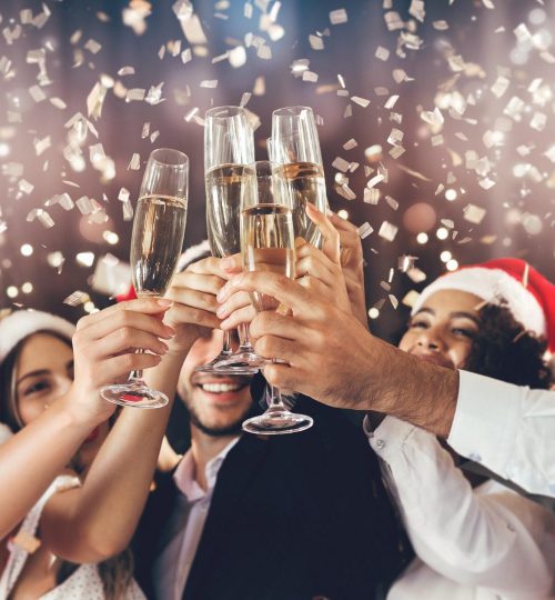 Christmas party on the Rhine